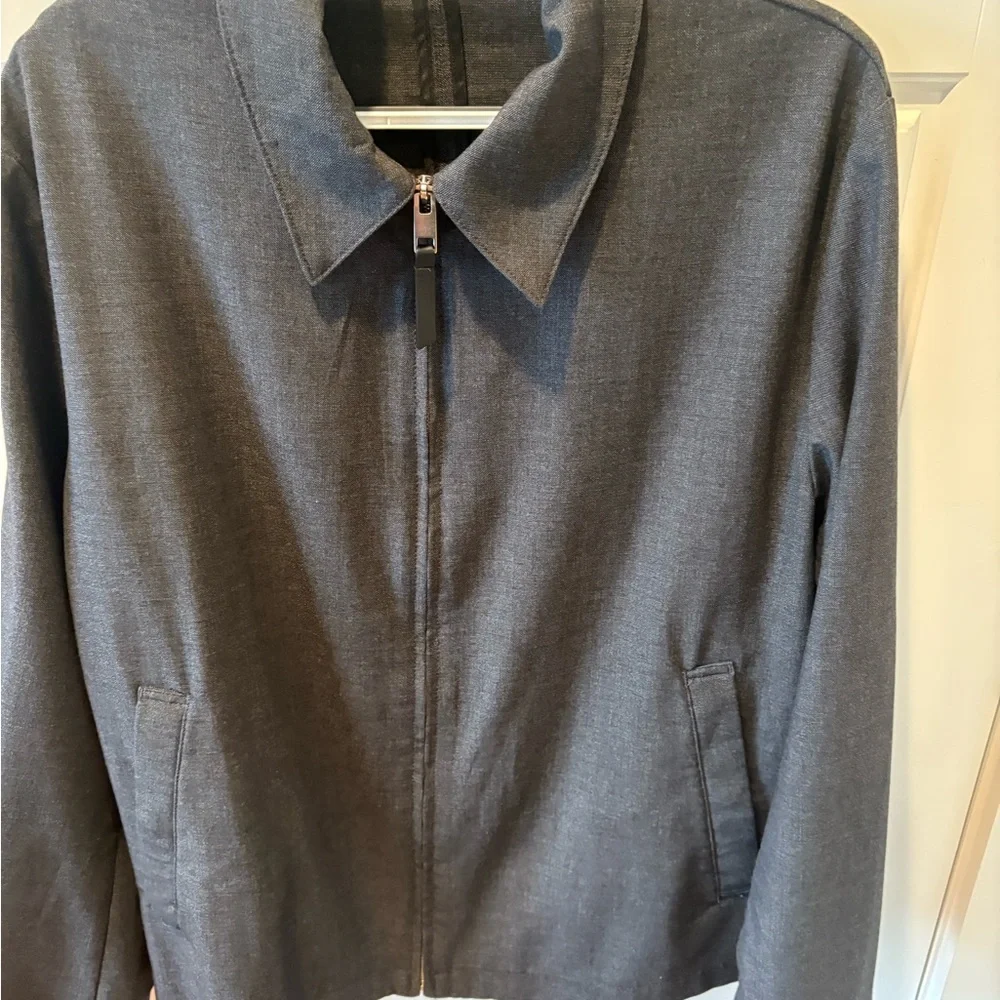 H & M Charcoal Gray Zip-Up Jacket